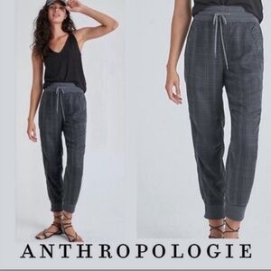Anthropologie Kalli Gray Plaid Leopard‎ Print
Joggers Patterned Size XS